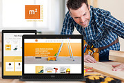 HTML Construction Home Template, a HTML Template by UInstrument (Thumbnail 1 of 3)