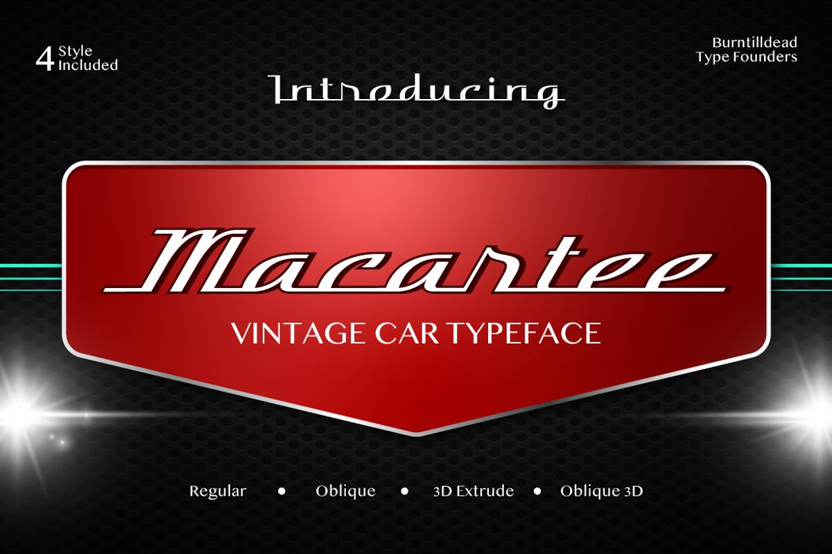 Macartee, a Script Font by Burntilldead (Photo 1 of 12)
