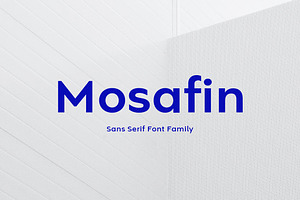 Mosafin Sans Serif Font Family