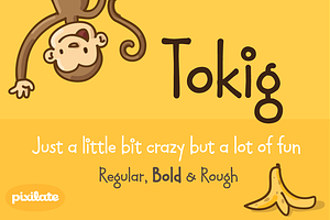 Tokig Px font  family