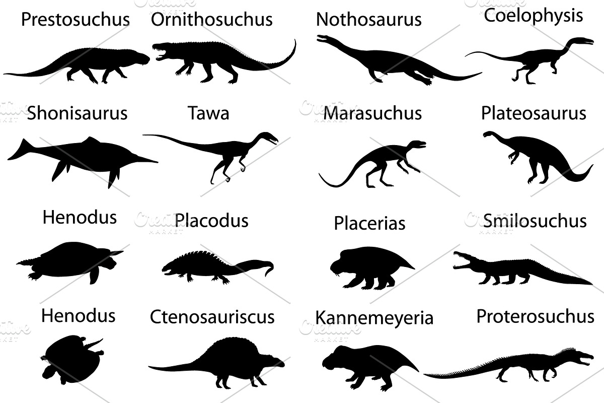 Dinosaurs of triassic period, an Animal Illustration by Viktoria.1703 (Photo 2 of 3)