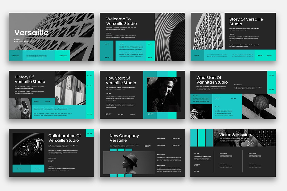 Versaille-Business PowerPoint, a Presentation Template by kreatifreya (Photo 2 of 5)