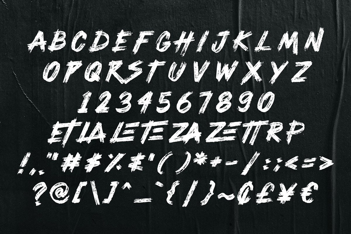 STREET CRUISER - Dry Brush Font, a Font by VASTARD STUDIO (Photo 9 of 12)