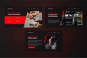 GYM Fitness Sports Google Slides, a Presentation Template by SquidPixey (Thumbnail 5 of 7)