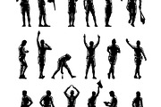 Set of 18soccer referee varied poses, a Sport Illustration by LogosDen (Thumbnail 2 of 3)
