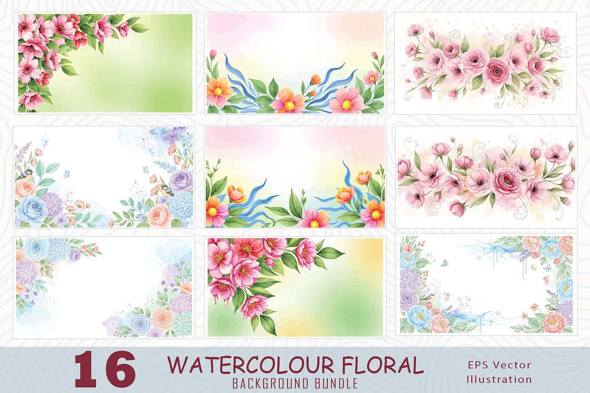 Vibrant pink flowers background, a Background Graphic by Sofia's Fashion (Photo 3 of 3)