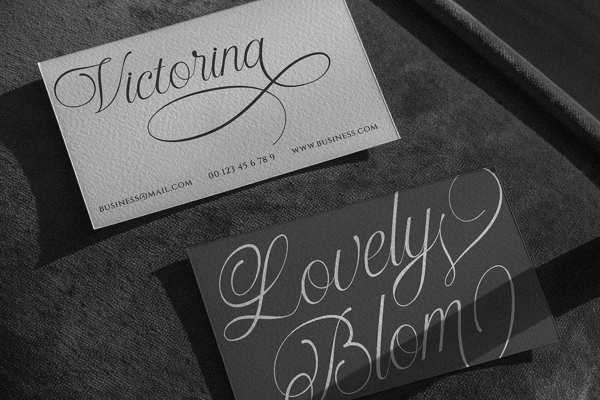 Britalia Script Elegant Calligraphy, a Script Font by RantautypeStudio (Photo 15 of 20)
