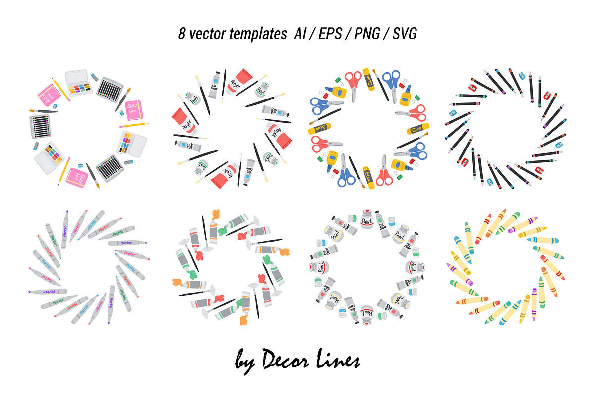 Art Tools, an Object Illustration by Decor Lines (Photo 9 of 15)