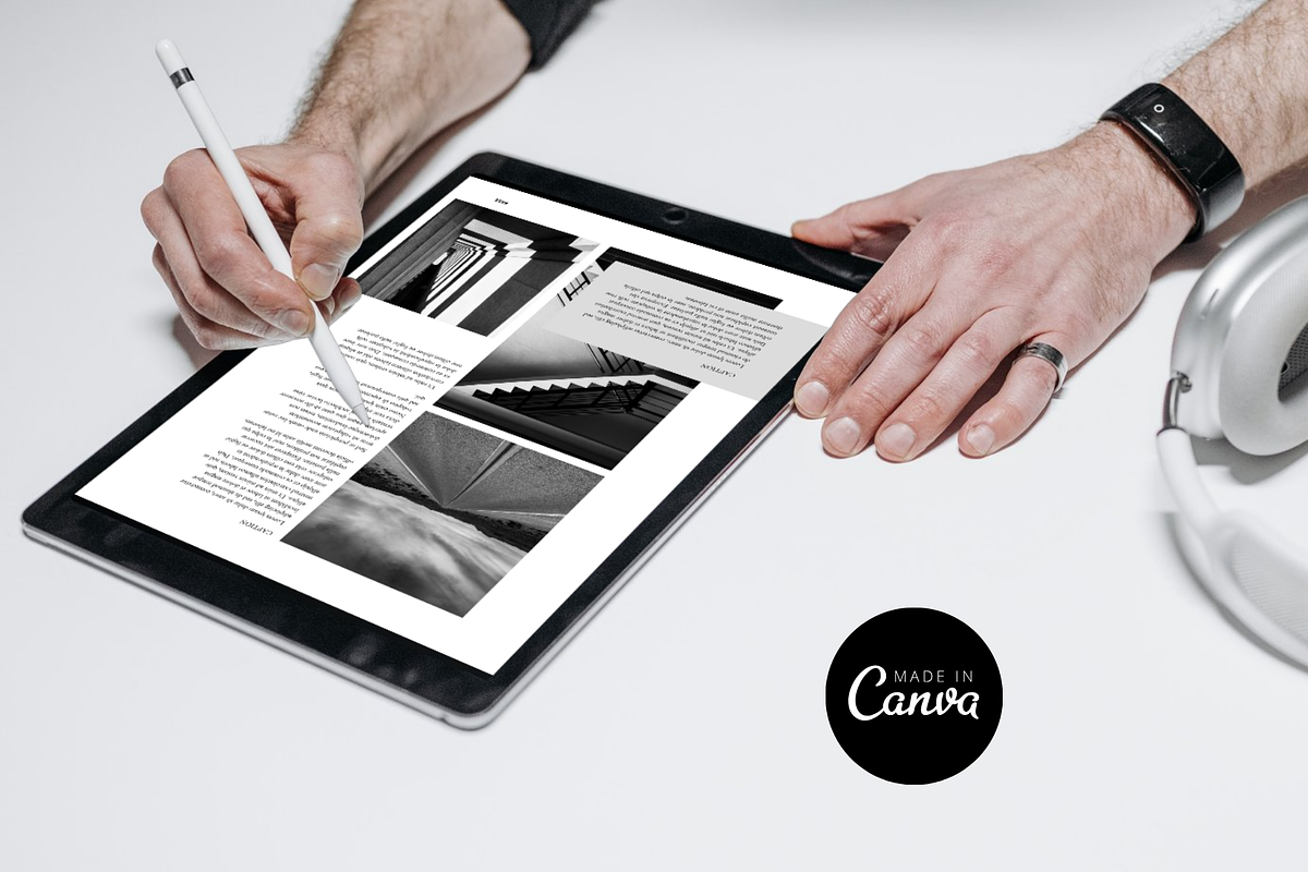 50 Pages Newsletter Canva Template, a Print Template by Digital By Nikoleta (Photo 7 of 10)