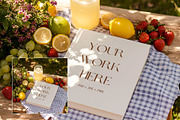 Rustic Picnic Book Cover Mockup PA-P, a Books & Magazine Mockup by Callistemon Creative (Thumbnail 2 of 8)
