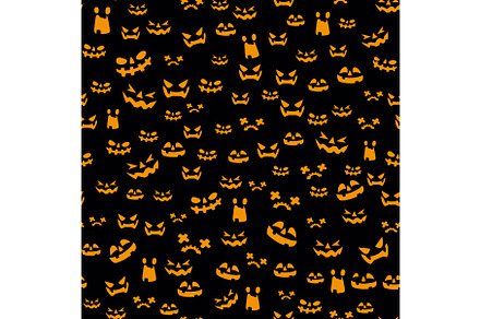 Halloween scary pumpkin, an Illustration by Vector Tradition