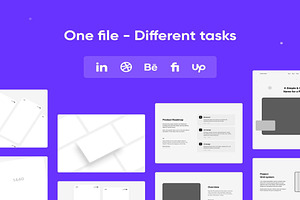 Behance & Dribbble Templates