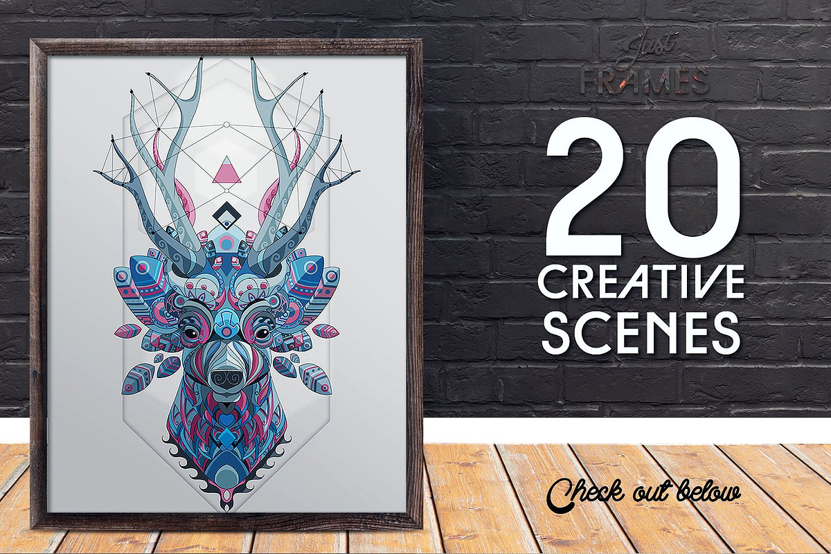 Just Frames - Prints Mockups, a Print Template by Frisk Shop (Photo 5 of 5)