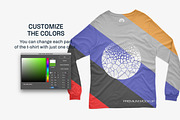 Bella Canvas Longsleeve Mockups, a Shirt Mockup by GraphicHero (Thumbnail 5 of 9)