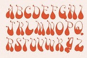 Psychedelic Groove Vintage 70s Font, a Script Font by Dear Darling Design (Thumbnail 7 of 9)