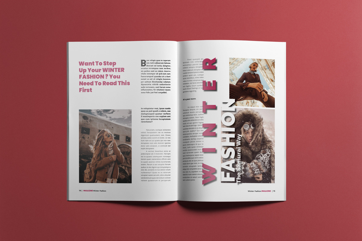 Winter Special Magazine Layout