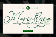 Marcellyna - Soft Luxury Script, a Script Font by Inviline.co (Thumbnail 1 of 12)