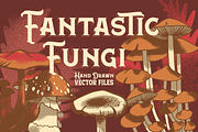 Fantastic Fungi Vectors, an Illustration by Instinct Design Co (Thumbnail 1 of 2)