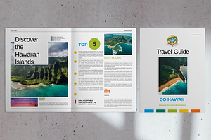 Travel Guide Brochure Template