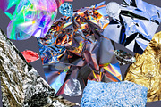 3D Glass & Chrome Collage Pack, an Object Graphic by Anzhelika (Thumbnail 6 of 10)