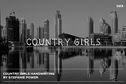 Country Girls Handwriting | Font, a Script Font by Stefanie Madison (Thumbnail 1 of 2)