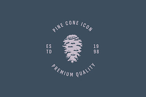 Pinecone logo illustration, a Branding & Logo Template by Dyn Studio