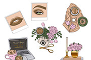 Coffee Clipart, a Food Illustration by GlamArtZhanna (Thumbnail 3 of 3)