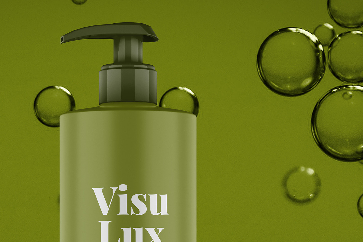 Cosmetic Pump Bottle Mockup 5 Views, a Cups & Container Mockup by Illusiongraphic (Photo 21 of 22)