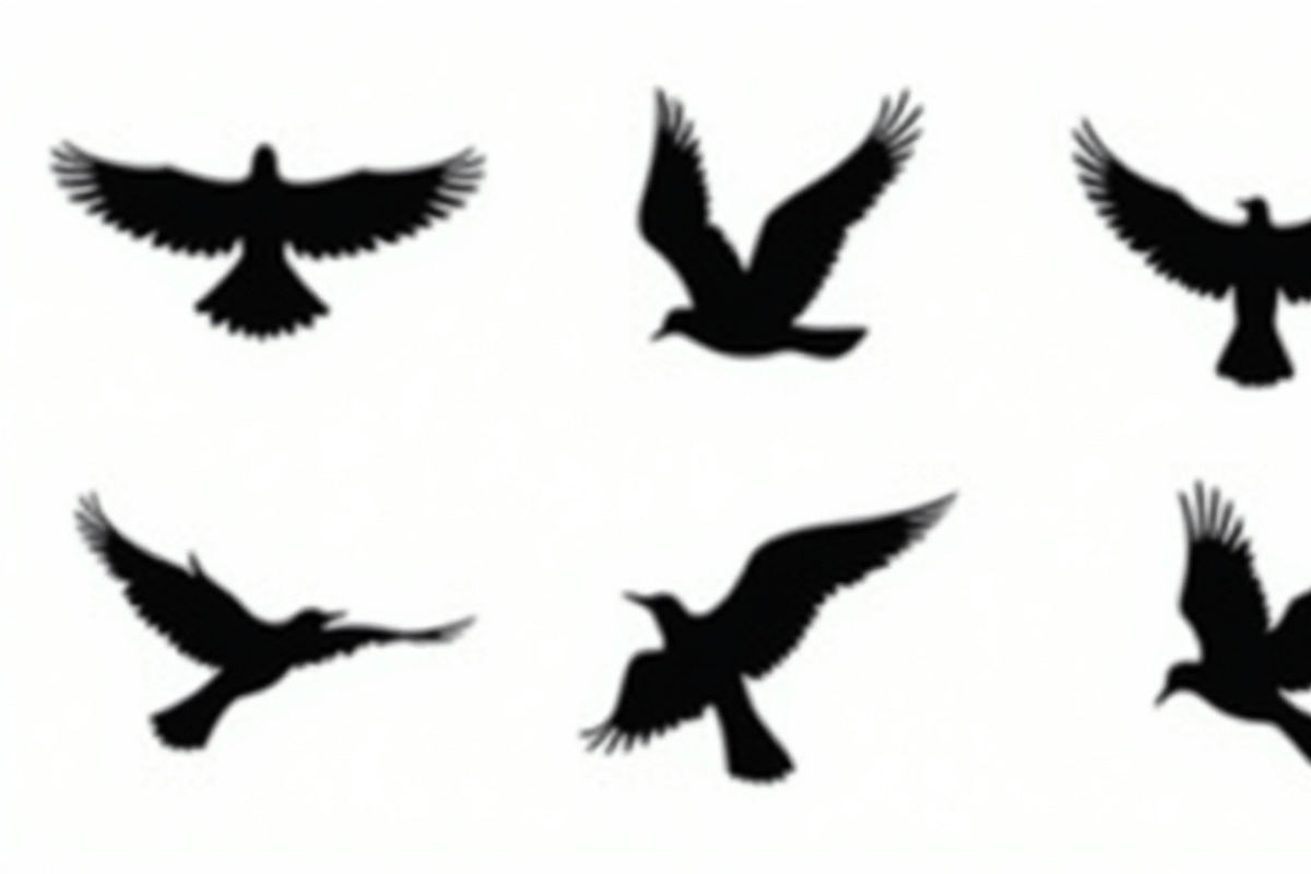 Flying Bird Silhouette Bundle, an Illustration by hafijul (Photo 2 of 10)
