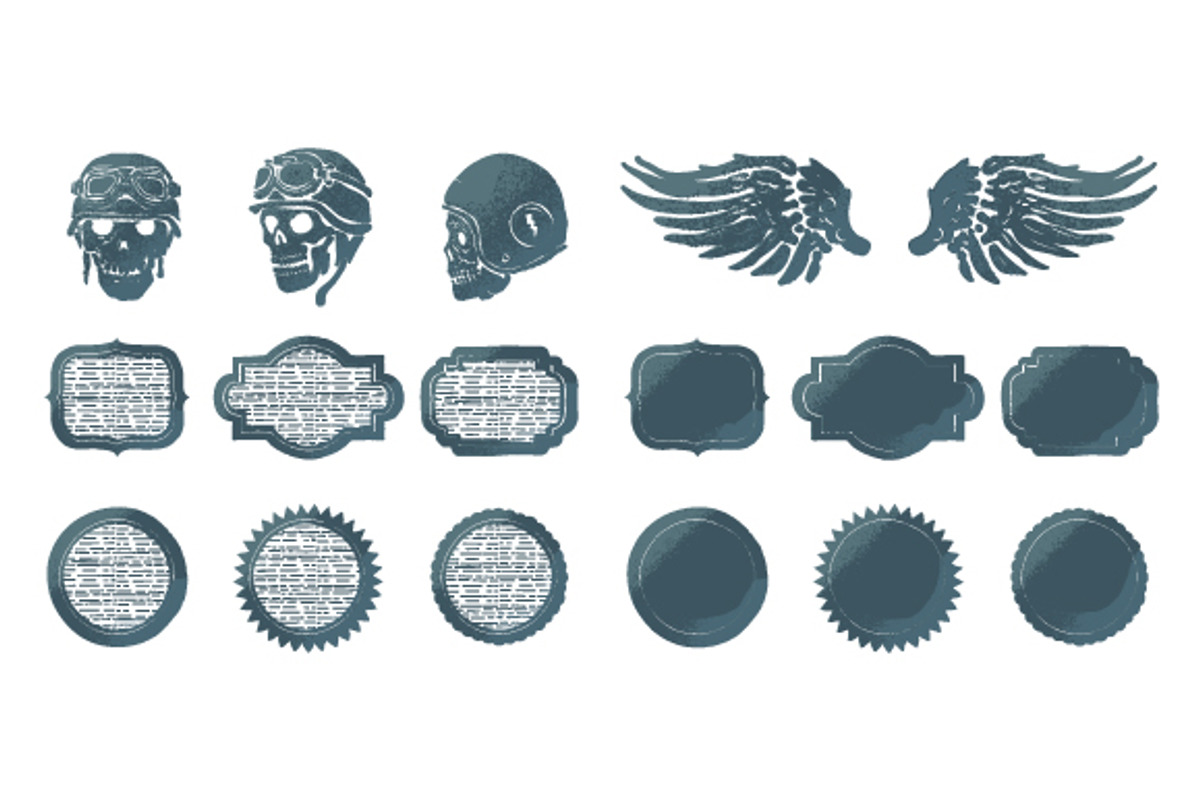 Badges & Ribbons Collection, an Illustration by PaperBat (Photo 2 of 4)