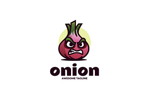 Onion Mascot Cartoon Logo, a Branding & Logo Template by Artnivora.Std