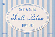 Salt Blue; Romantic Font Duo, a Font by Eko Bimantara (Thumbnail 1 of 14)