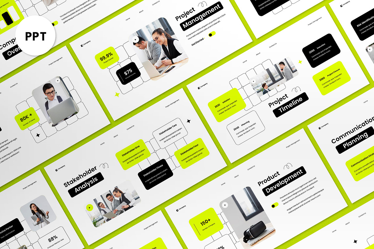 Project Management Presentation, a Presentation Template by graphicook (Photo 1 of 5)