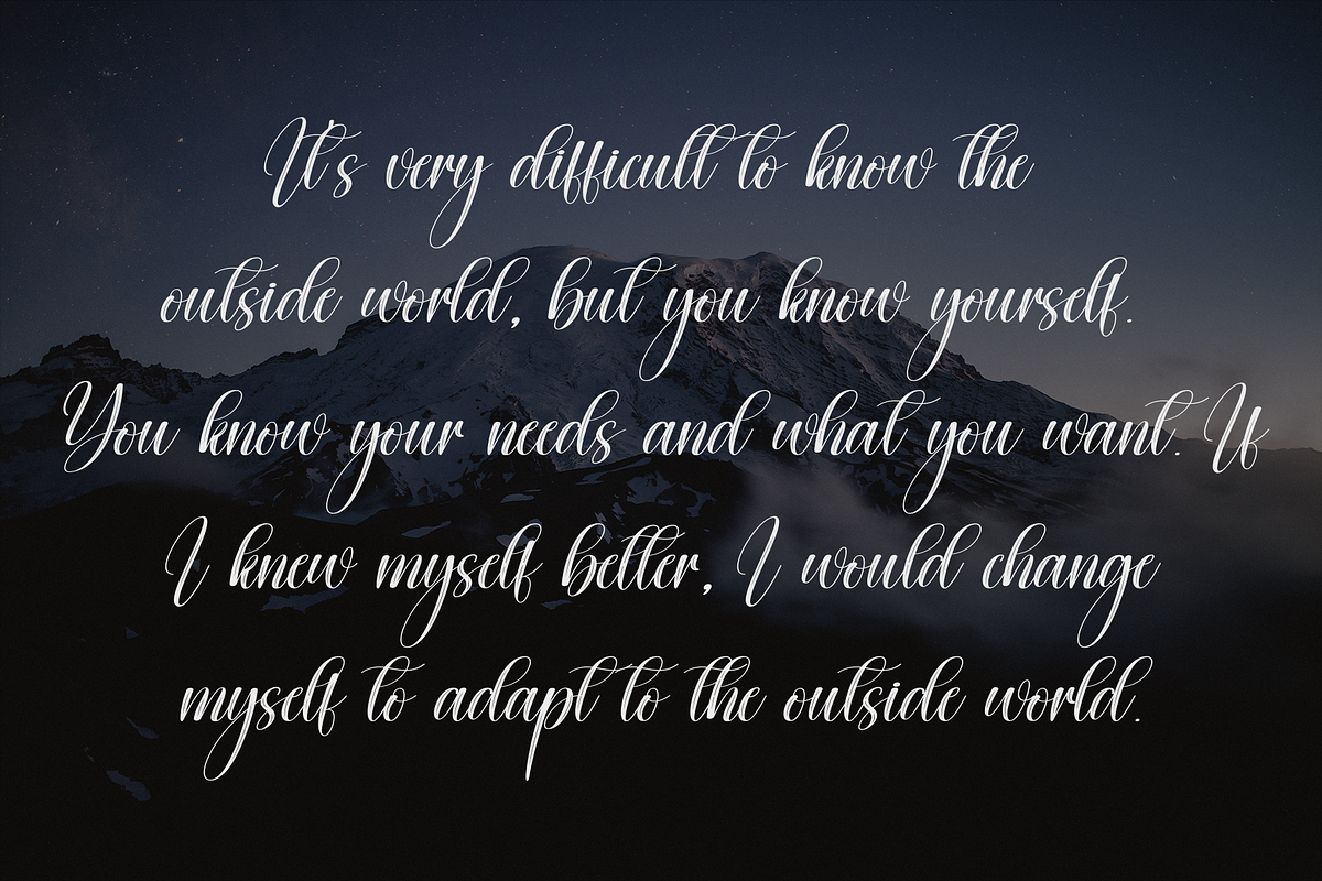 Nothing | Script Font, a Handwritten Font by Scratchones (Photo 6 of 9)