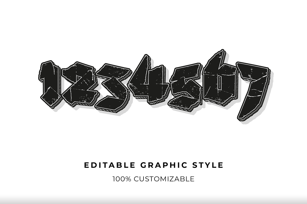Grunge Gothic Text Effect preview 2