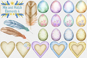 Spring into Easter Clipart Set., a Seasonal Illustration by Happy Sloth Graphics (Thumbnail 10 of 17)