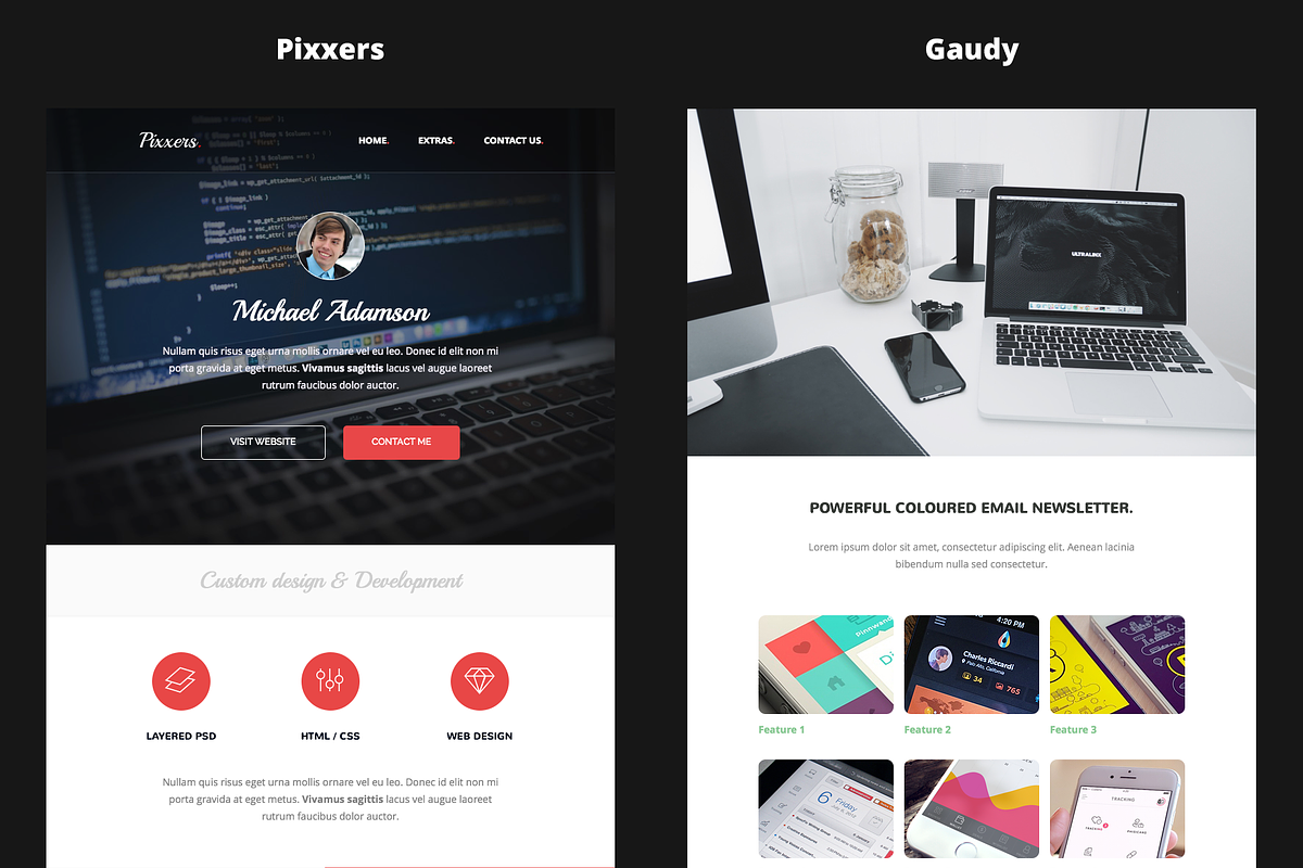 Combo#3 - B2+B3 - 14 Email Templates, an Email Template by DynamicXX (Photo 4 of 9)