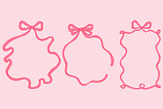 Bows & Frames Hand Drawn Collection, an Object Graphic by Kokoshka (Thumbnail 8 of 13)