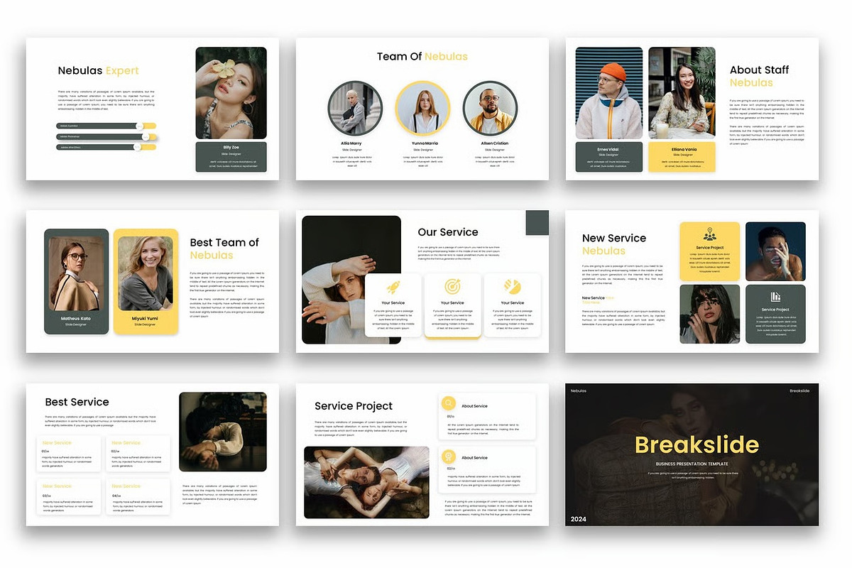 Nebulas – Business Keynote Template, a Presentation Template by kreatifreya (Photo 2 of 5)
