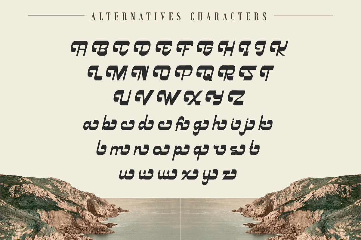 Retromax | Reverse Contrast Script, a Script Font by Debut Studio (Photo 8 of 18)