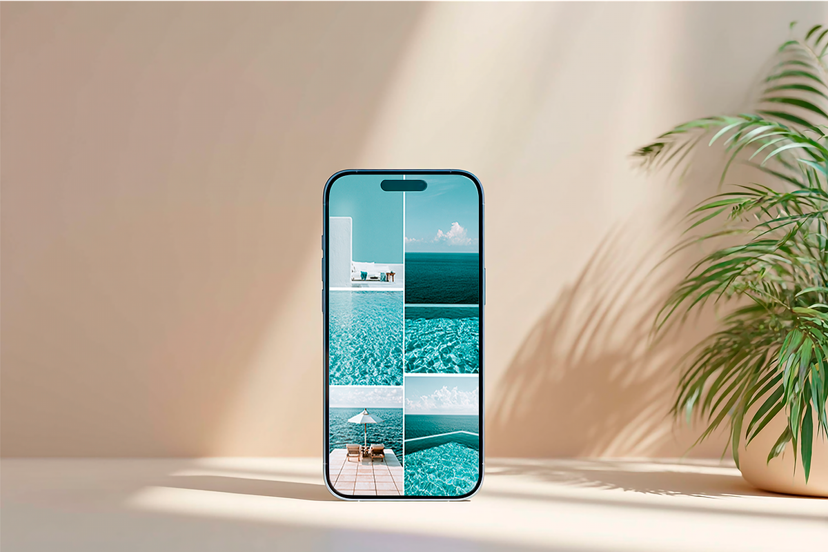 Minimalist Smartphone Mockup Kit, an iPhone Mockup by oxy_gen (Photo 3 of 7)