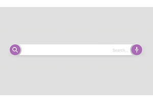 Browser search bar. Web page, an Object Illustration by the8monkey