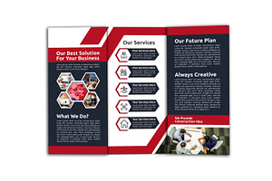 Modern Professional Trifold Brochure