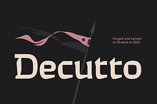 Decutto font