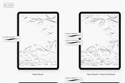 Sketchbook Procreate Brushes, a Brush Add-On by Julia Dreams (Thumbnail 3 of 9)