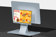 Restaurant Menu on Screen Mockup, a Wearable Device Mockup by Unerispace (Thumbnail 5 of 5)