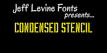 Condensed Stencil JNL