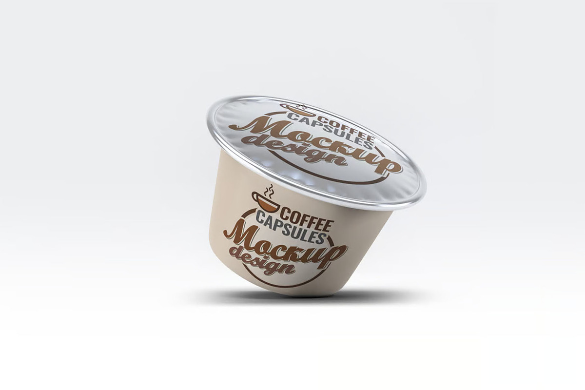 Coffee Capsules Mockup, an Advertising Mockup by Hubzway (Photo 3 of 8)