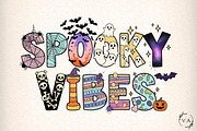 Spooky vibes PNG, an Illustration by Craft Nest (Thumbnail 1 of 6)