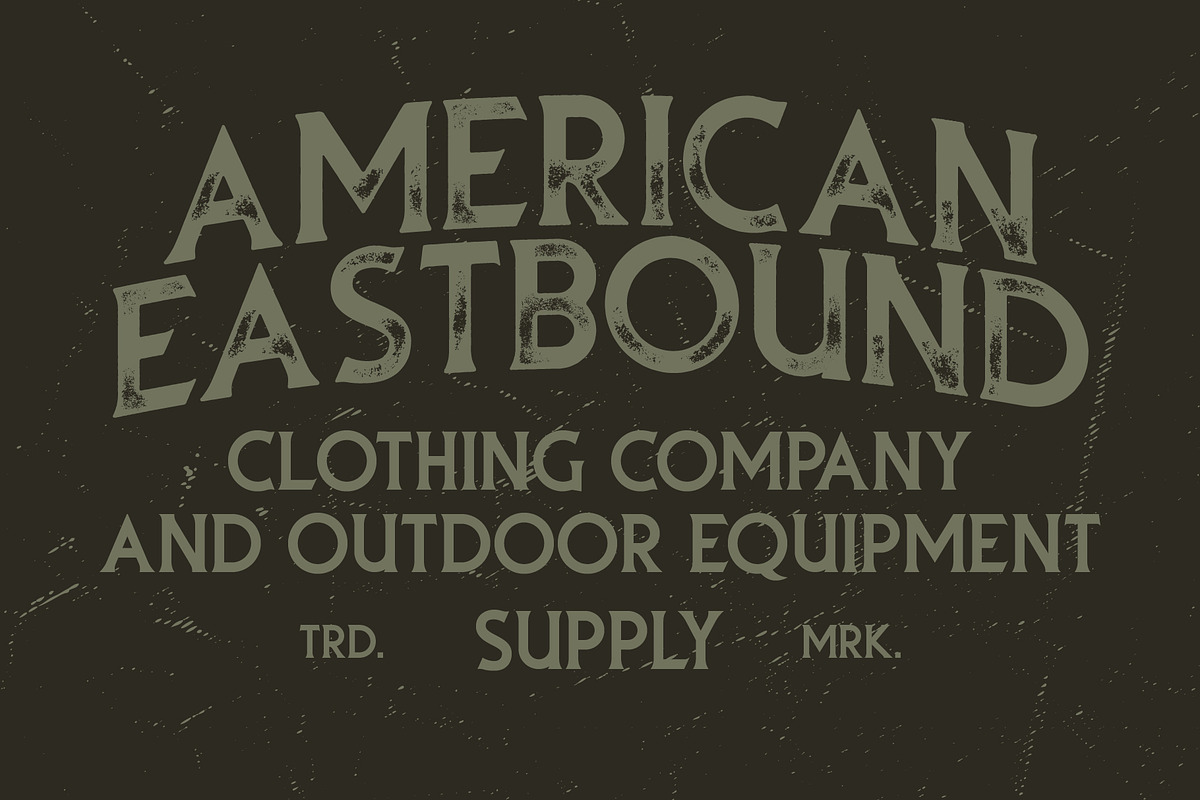 Stillhouse - Textured Vintage Font, a Serif Font by Surplus Type Co (Photo 6 of 9)